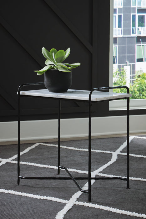 Signature Design White/Black Accent Table