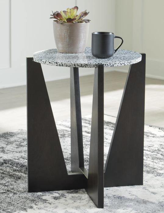 Signature Design Black/White Accent Table