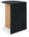 Signature Design Black/Natural Accent Table