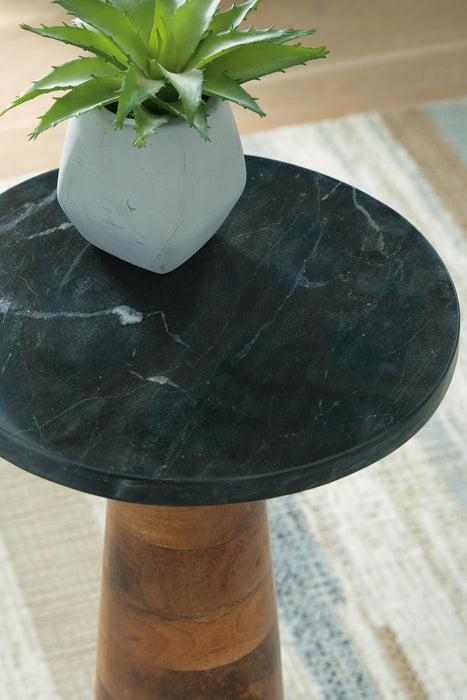 Signature Design Brown/Black Accent Table