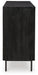 Signature Design Black/Natural Accent Cabinet