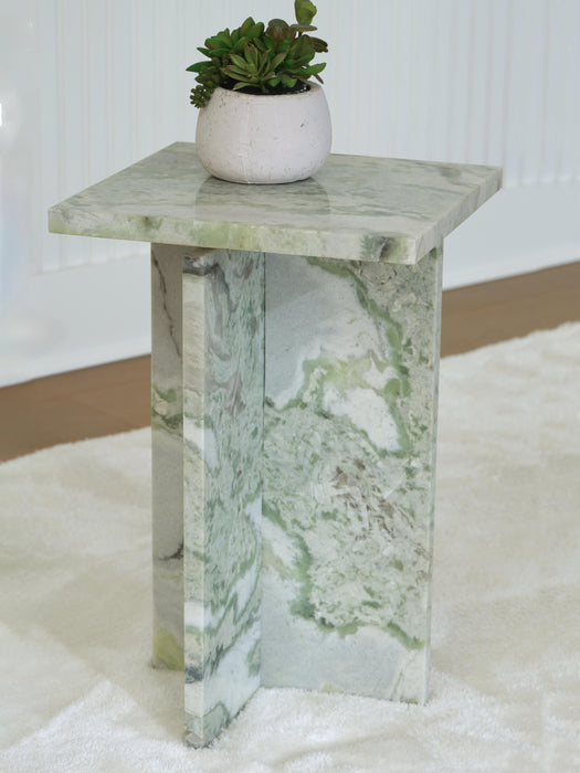 Signature Design White/Green Accent Table