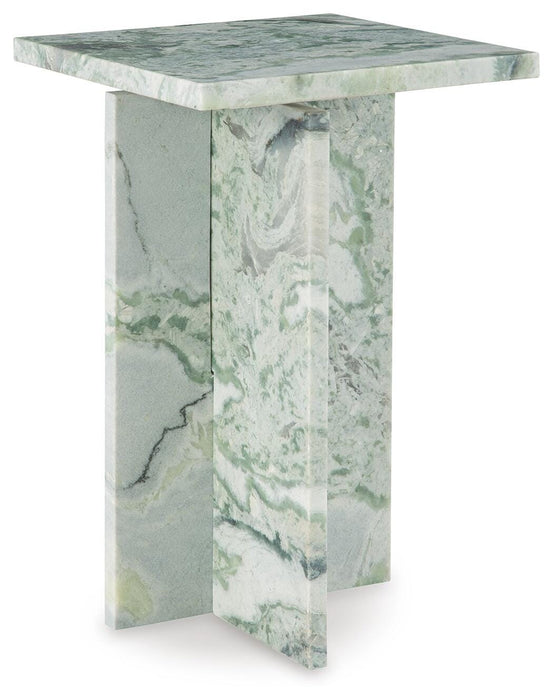 Signature Design White/Green Accent Table