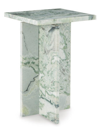 Signature Design White/Green Accent Table