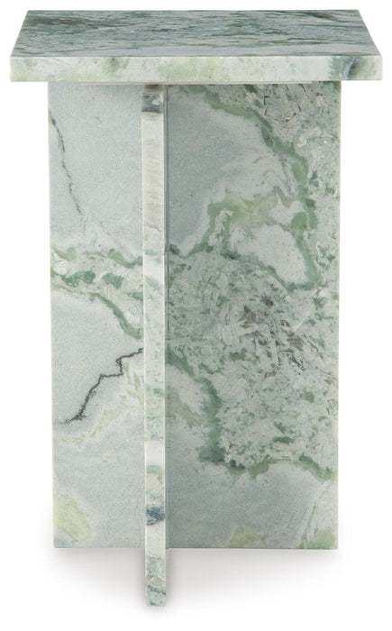 Signature Design White/Green Accent Table