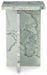 Signature Design White/Green Accent Table