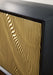 Signature Design Black/Gold Finish Accent Cabinet