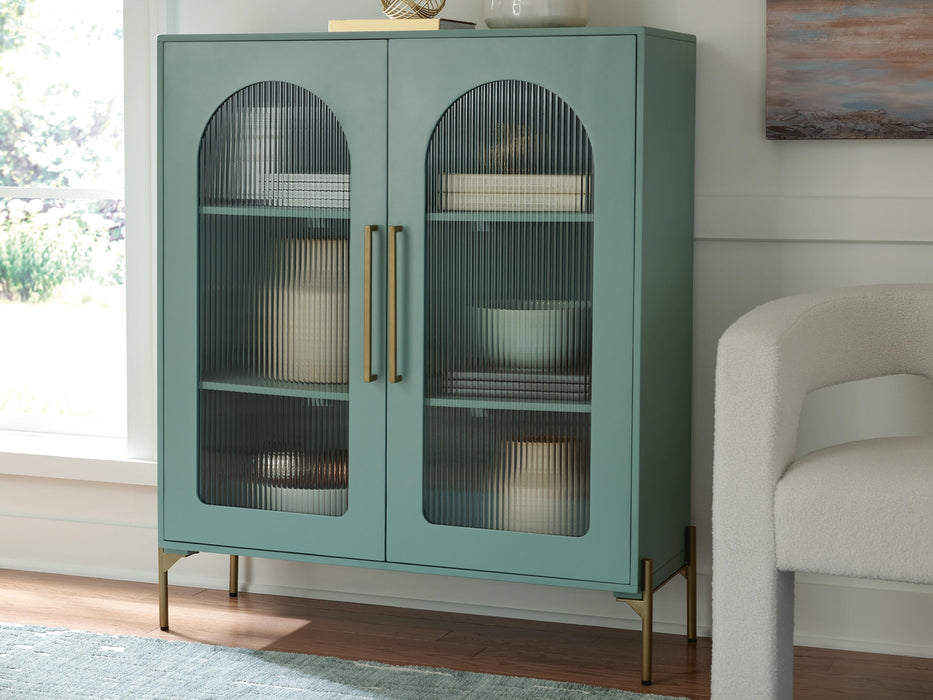 Signature Design Light Green Accent Cabinet