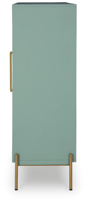 Signature Design Light Green Accent Cabinet
