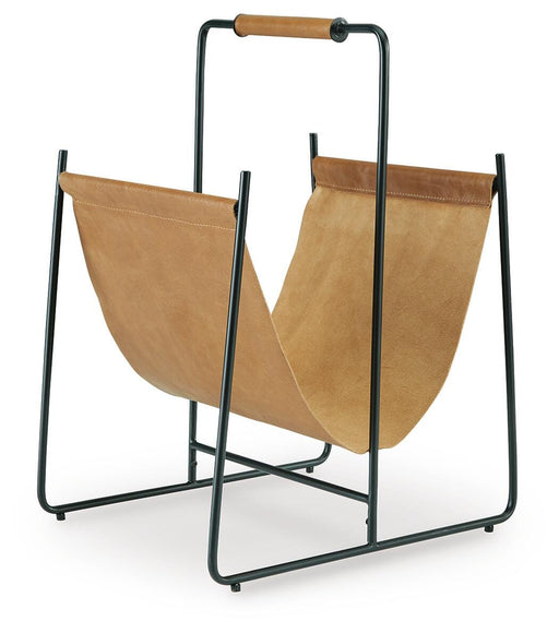 Signature Design Brown/Black Magazine Rack