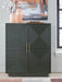 Signature Design Dark Green Accent Cabinet