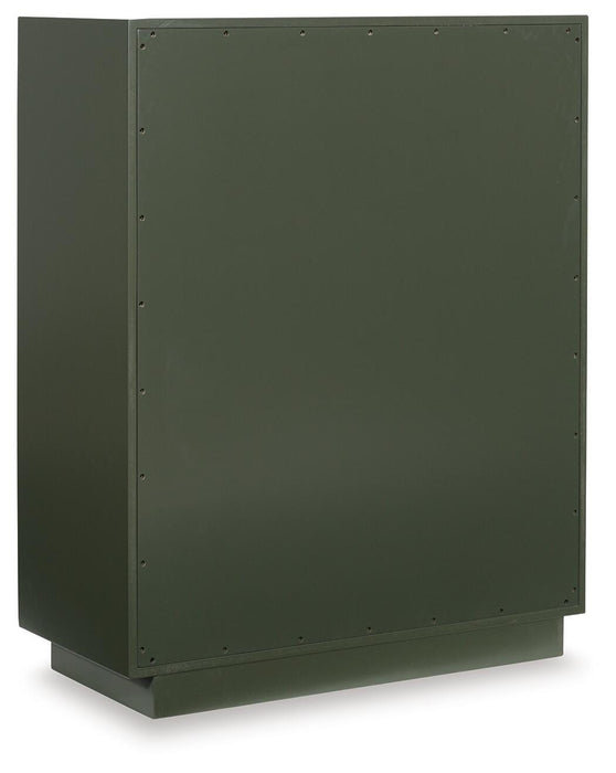 Signature Design Dark Green Accent Cabinet
