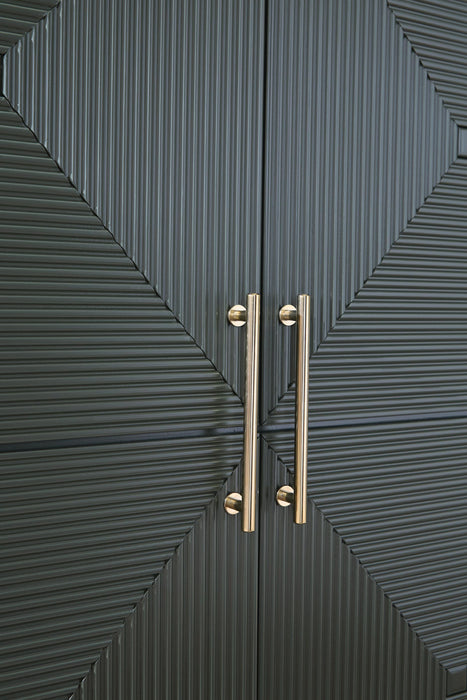 Signature Design Dark Green Accent Cabinet