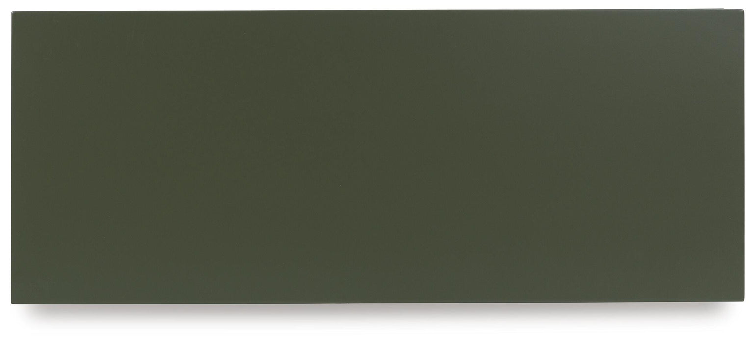 Signature Design Dark Green Accent Cabinet