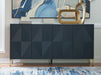 Signature Design Dark Blue Accent Cabinet