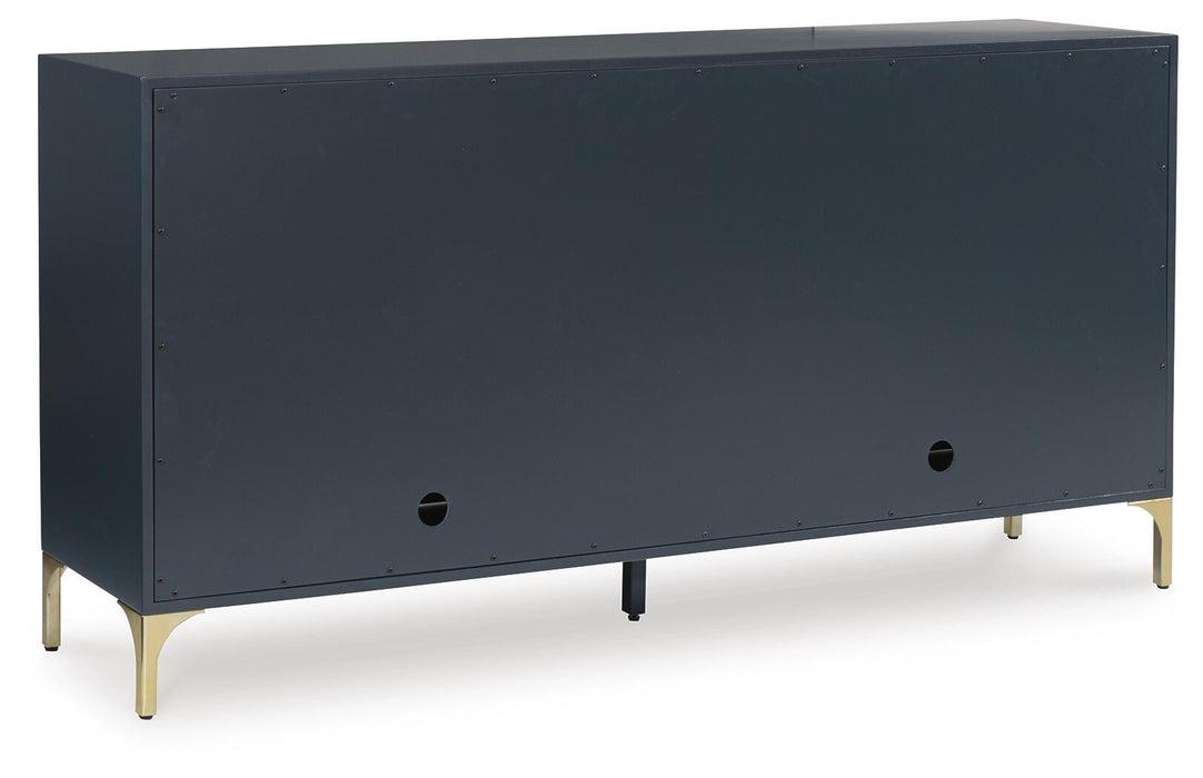 Signature Design Dark Blue Accent Cabinet
