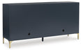 Signature Design Dark Blue Accent Cabinet