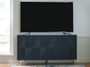 Signature Design Dark Blue Accent Cabinet