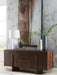 Signature Design Medium Brown Accent Cabinet