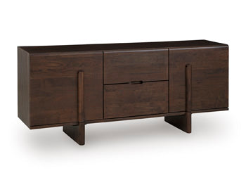Signature Design Medium Brown Accent Cabinet