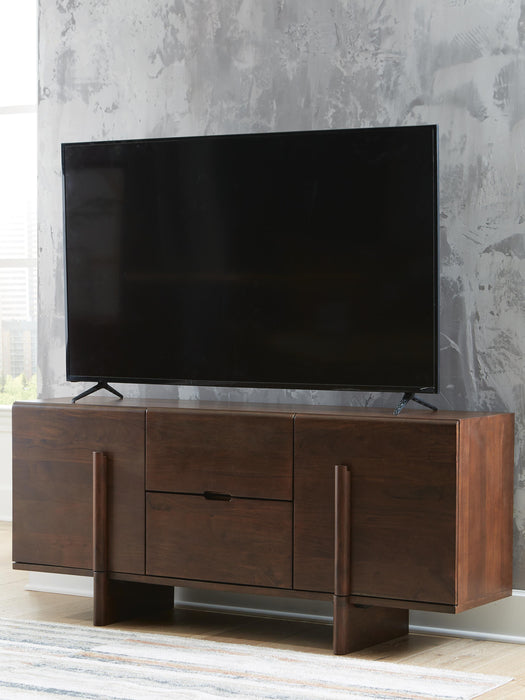 Signature Design Medium Brown Accent Cabinet