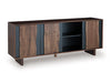 Signature Design Brown/Charcoal Accent Cabinet