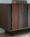 Signature Design Brown/Charcoal Accent Cabinet