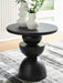 Signature Design Bronze Finish Accent Table