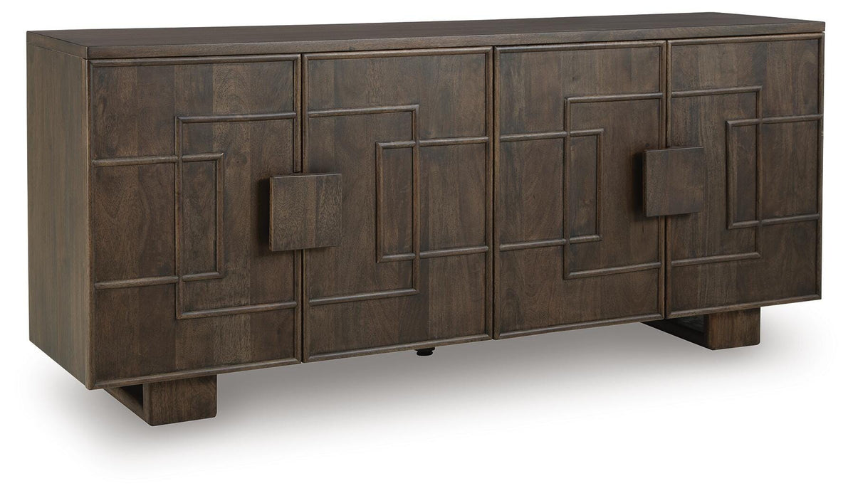 Signature Design Dark Brown Accent Cabinet