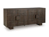 Signature Design Dark Brown Accent Cabinet