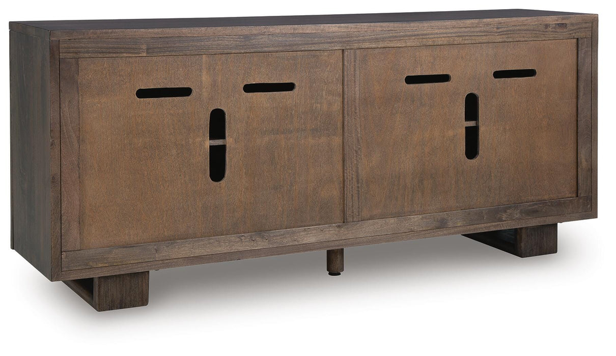 Signature Design Dark Brown Accent Cabinet