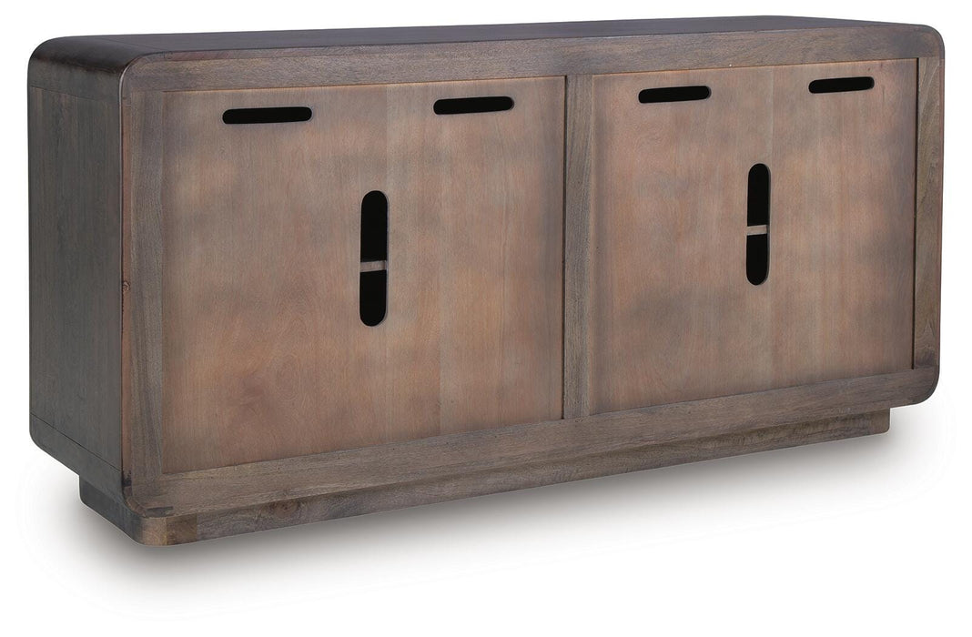 Signature Design Espresso Brown Accent Cabinet