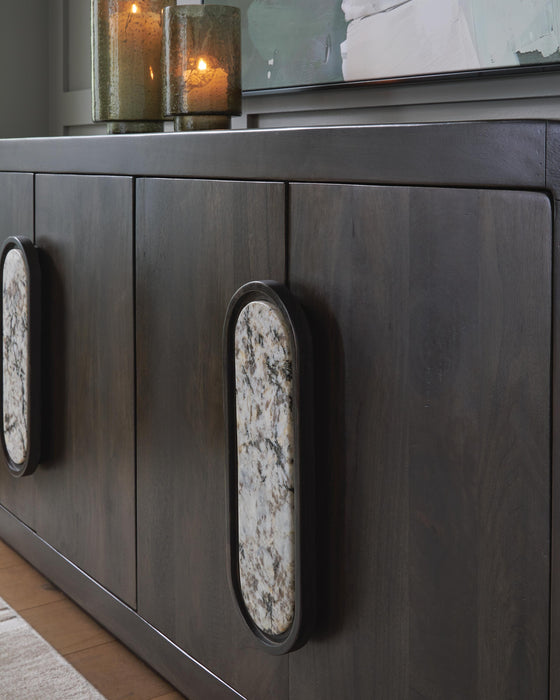 Signature Design Espresso Brown Accent Cabinet