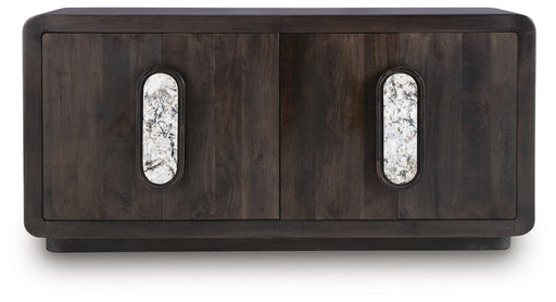 Signature Design Espresso Brown Accent Cabinet