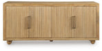Signature Design Light Antique Beige Accent Cabinet