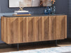 Signature Design Brown/Charcoal Accent Cabinet