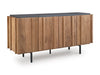 Signature Design Brown/Charcoal Accent Cabinet