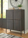 Signature Design Espresso Brown Accent Cabinet