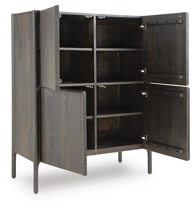 Signature Design Espresso Brown Accent Cabinet