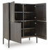 Signature Design Espresso Brown Accent Cabinet