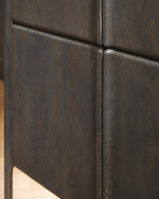 Signature Design Espresso Brown Accent Cabinet