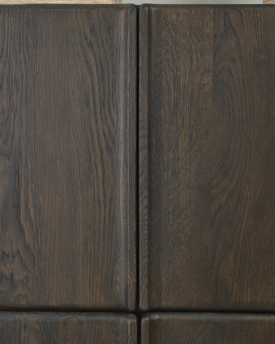 Signature Design Espresso Brown Accent Cabinet