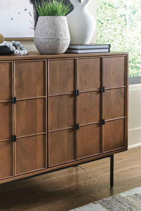 Signature Design Brown Accent Cabinet