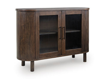 Signature Design Medium Brown Accent Cabinet