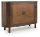Signature Design Medium Brown Accent Cabinet