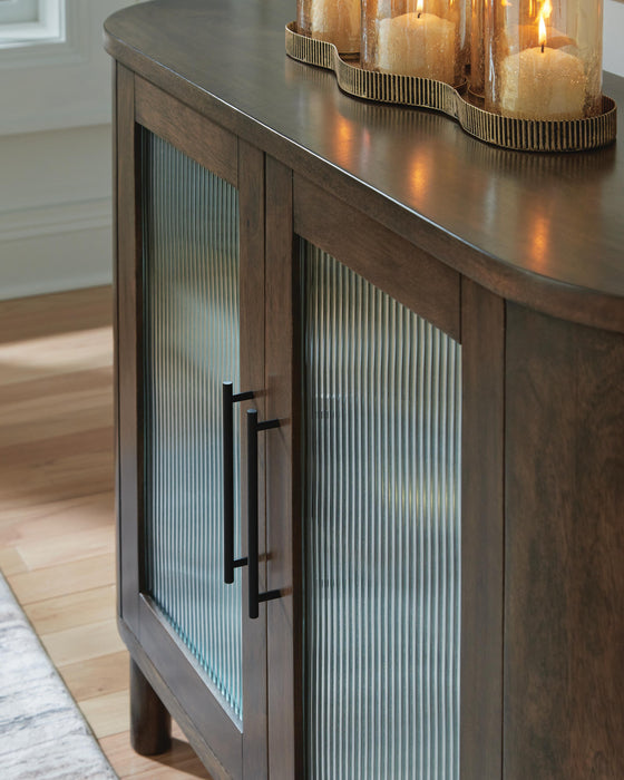 Signature Design Medium Brown Accent Cabinet