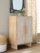 Signature Design Natural/White Wash Accent Cabinet