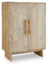 Signature Design Natural/White Wash Accent Cabinet