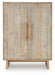 Signature Design Natural/White Wash Accent Cabinet