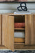 Signature Design White Washed Accent Cabinet